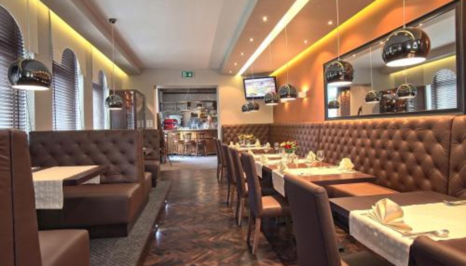 Frühstücksraum innerhalb des Restaurants - Hotel Biały Domek