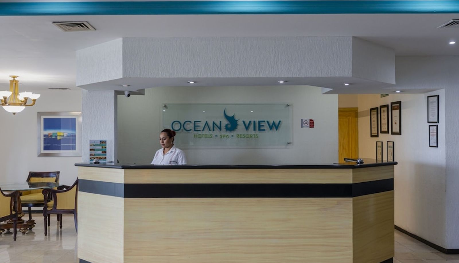 Rezeption - Ocean View Hotel