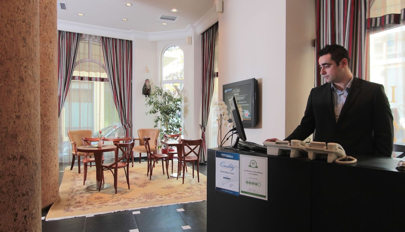 Recepcja - Athens Lotus Hotel