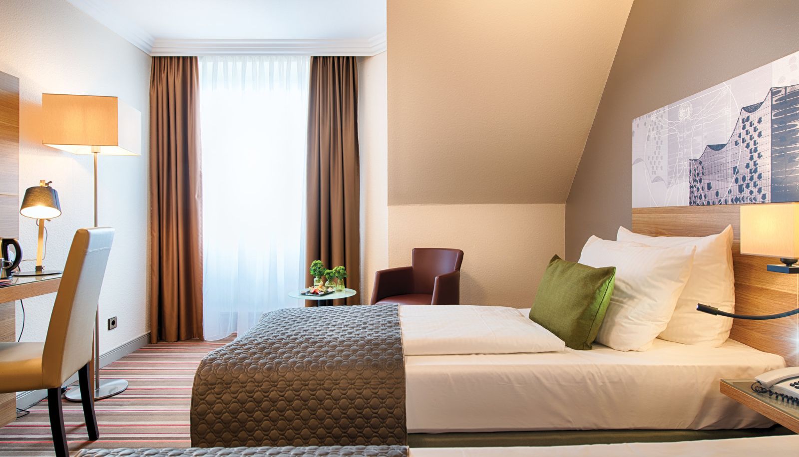 Kamer - Leonardo Hotel Hamburg Stillhorn