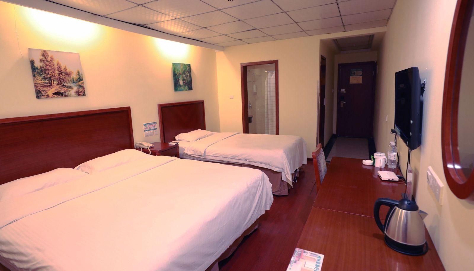 Zimmer - Greenhouse Business Hotel (Xuyi Bus Station Store) Xuyi Bus Station Domestic only