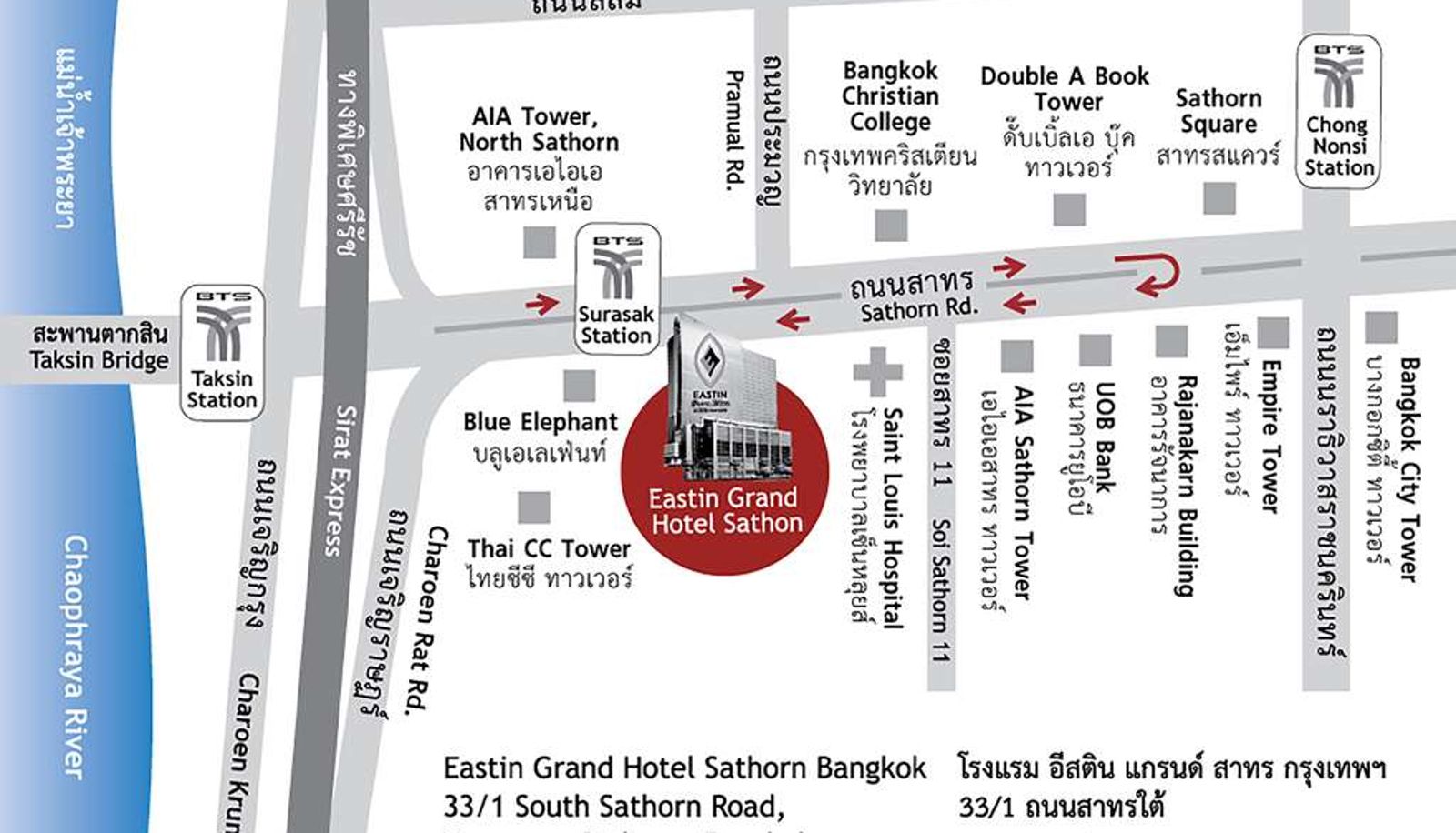 Info - Eastin Grand Hotel Sathorn Bangkok
