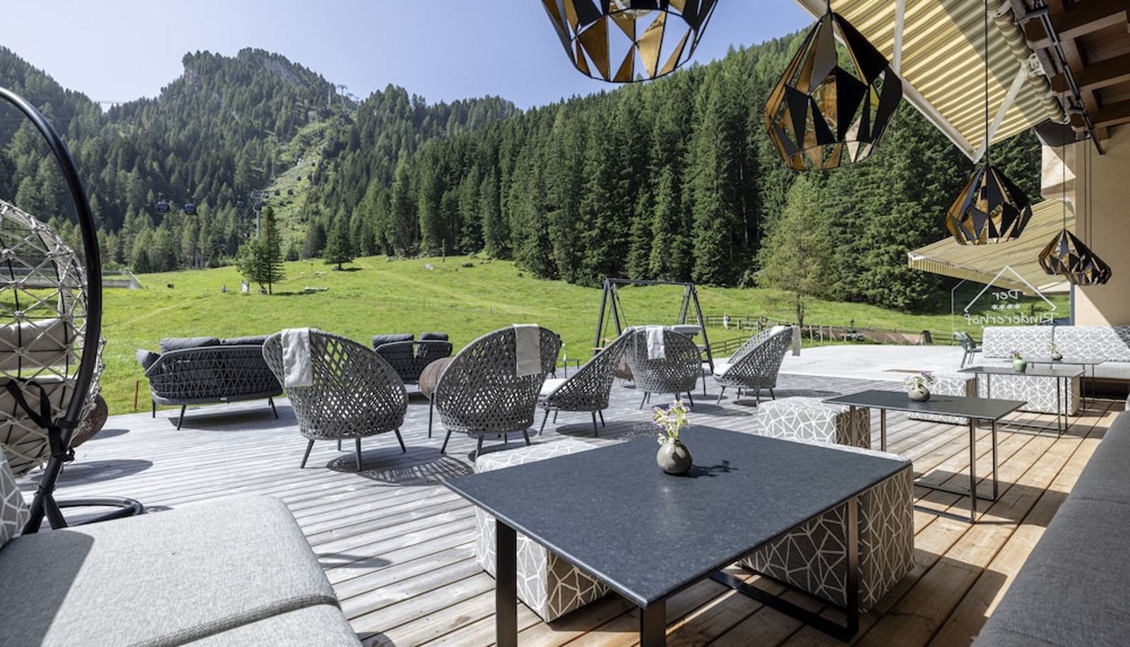 Terasse - VALARA Alpine Art Hotel