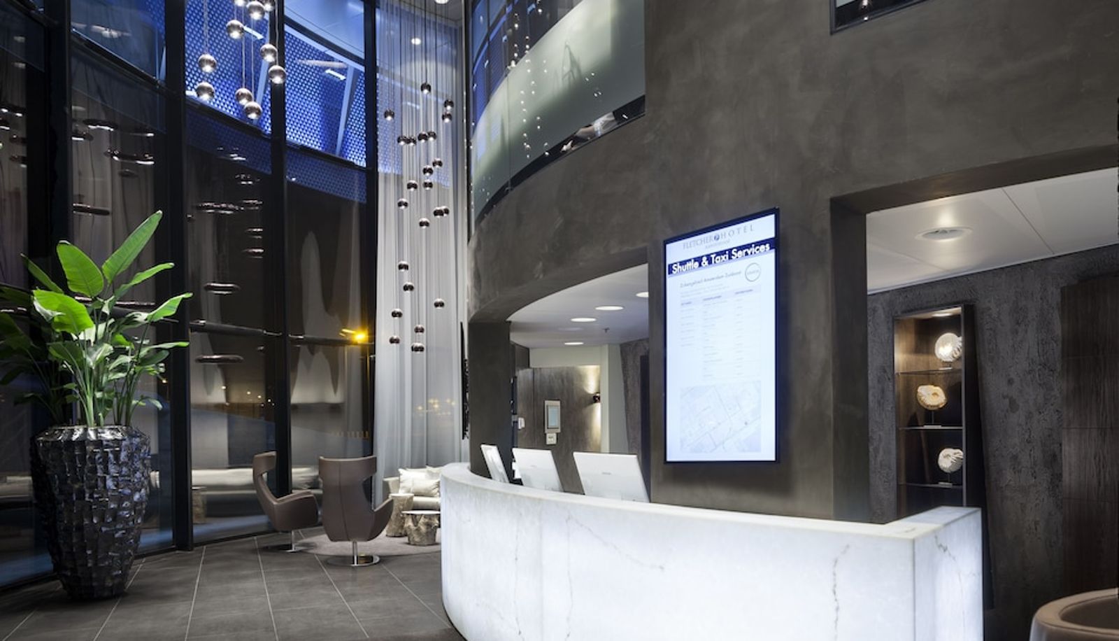 Receptie - Fletcher Hotel Amsterdam