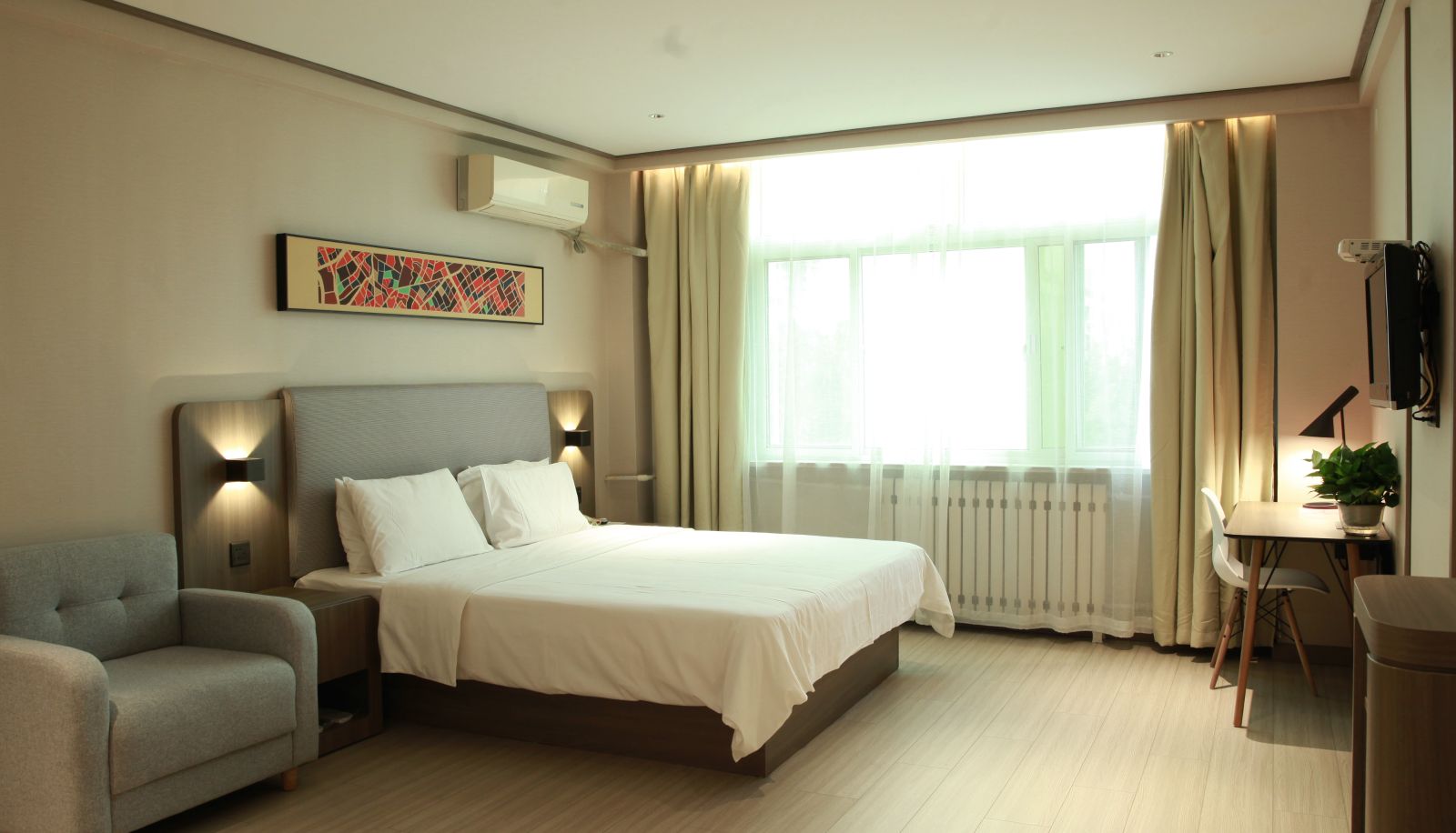 Zimmer - Hanting Liaocheng Wanda Plaza Hotel (former Liaocheng Bus Terminal Hotel) Bus Station(Domestic Only)