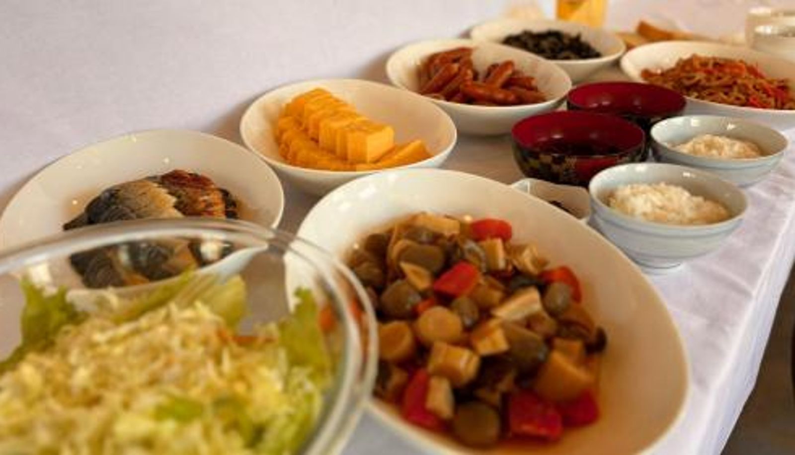 Frühstücksraum innerhalb des Restaurants - Saga Idaimae Green Hotel