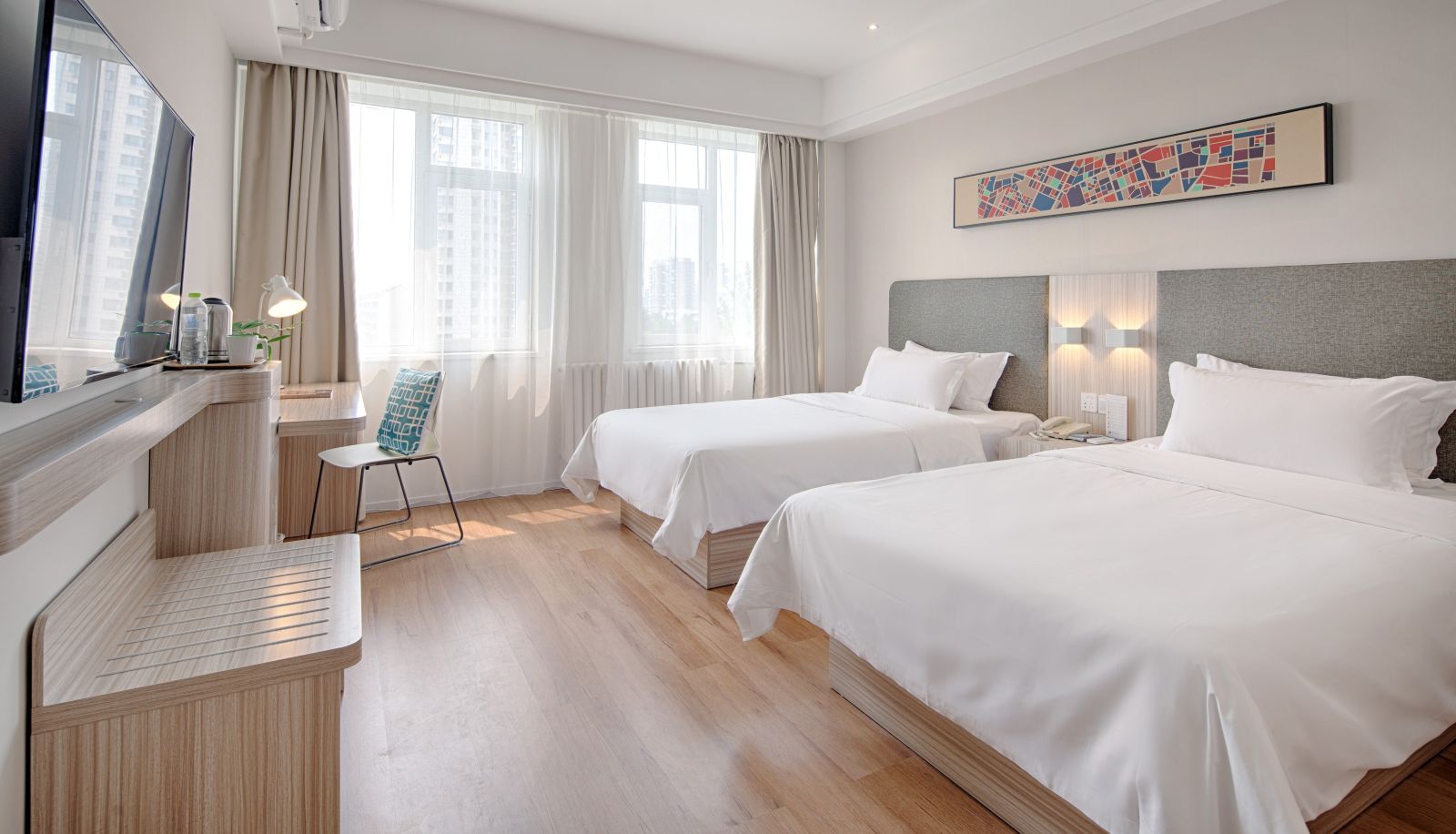 Kamer - Hanting Zibo Century Road Hotel Century Road(Domestic Only)
