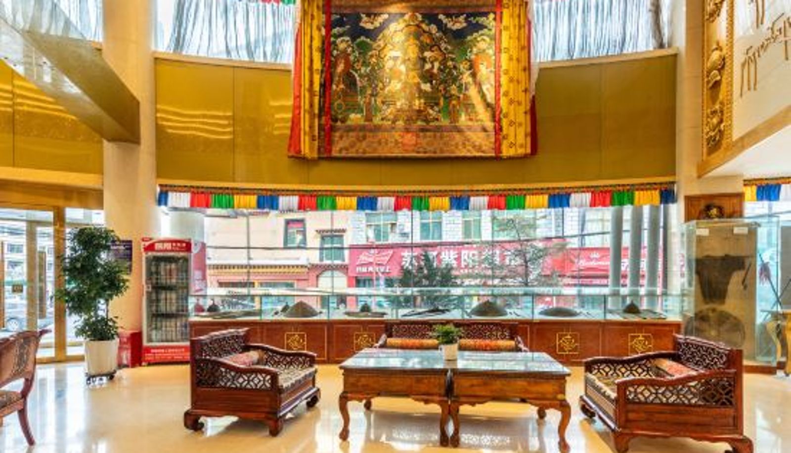 Rezeption - Minshan Tibet National Hotel (Zhaji Temple)