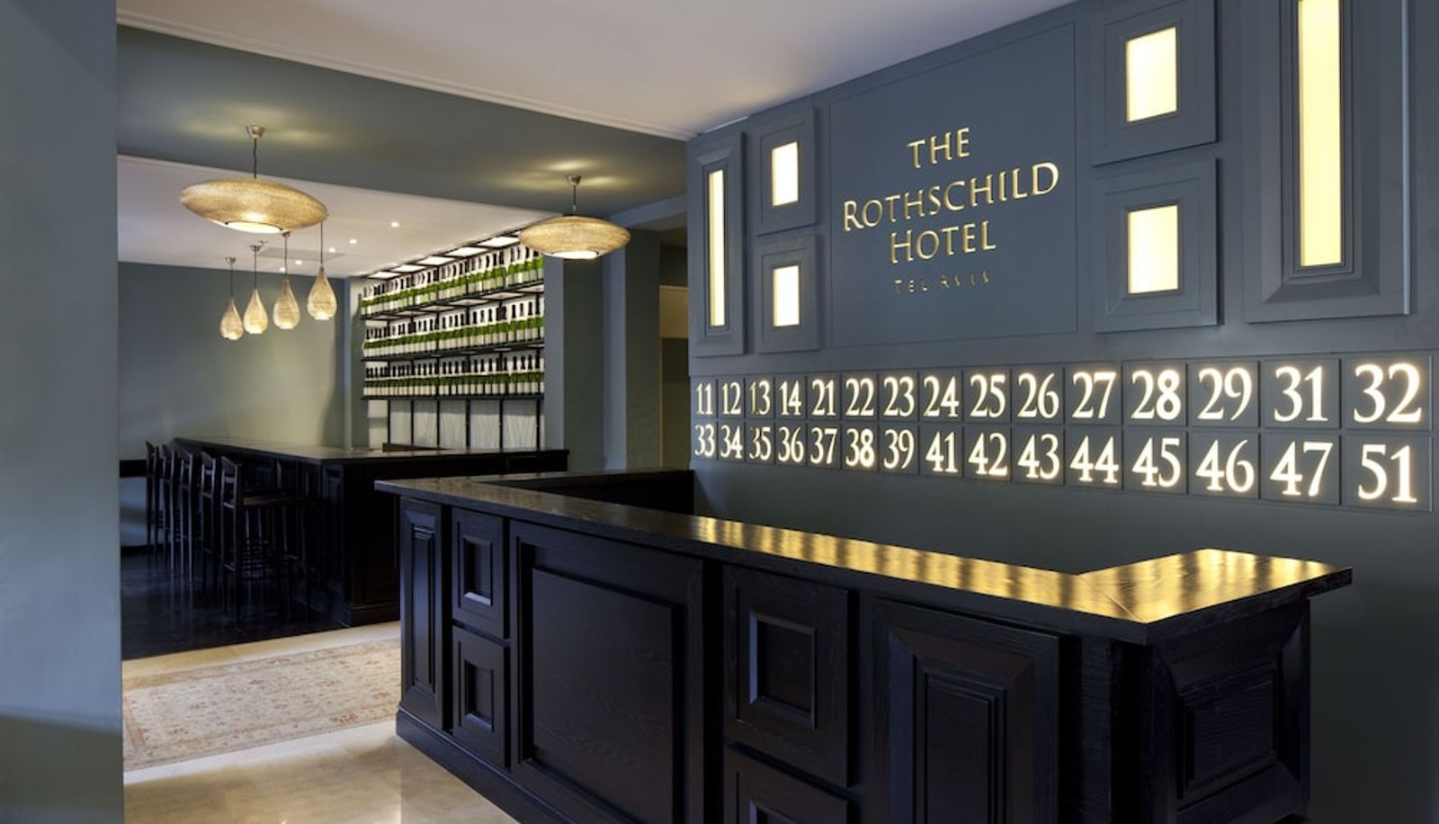 Reception - The Rothschild Hotel Tel Aviv's Finest