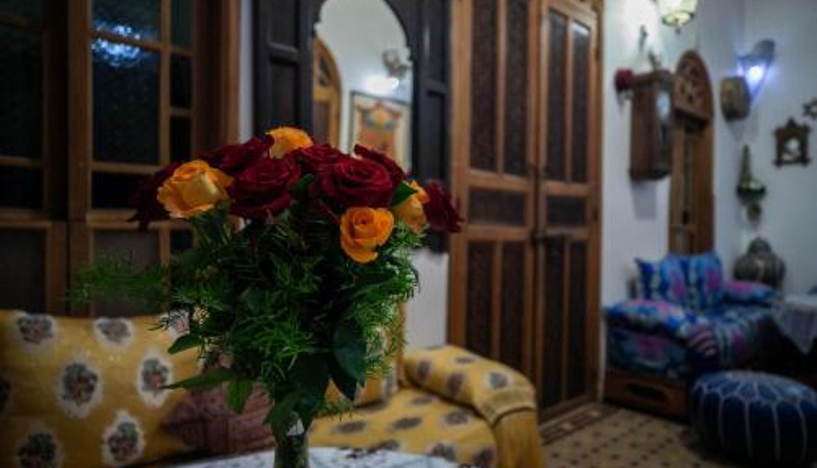 Habitación triple - Riad Les Idrissides Chez LEA