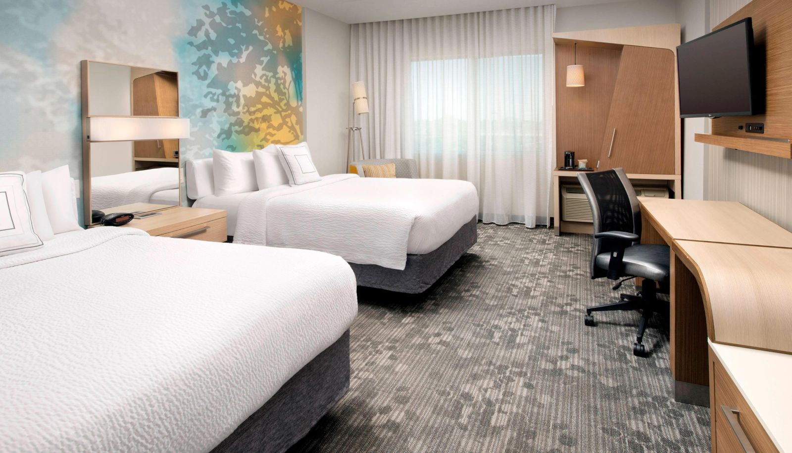 Zimmer - Courtyard by Marriott Houston NW-290 Corridor