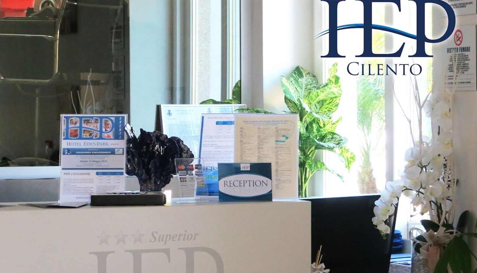 Rezeption - Hotel Eden Park Cilento