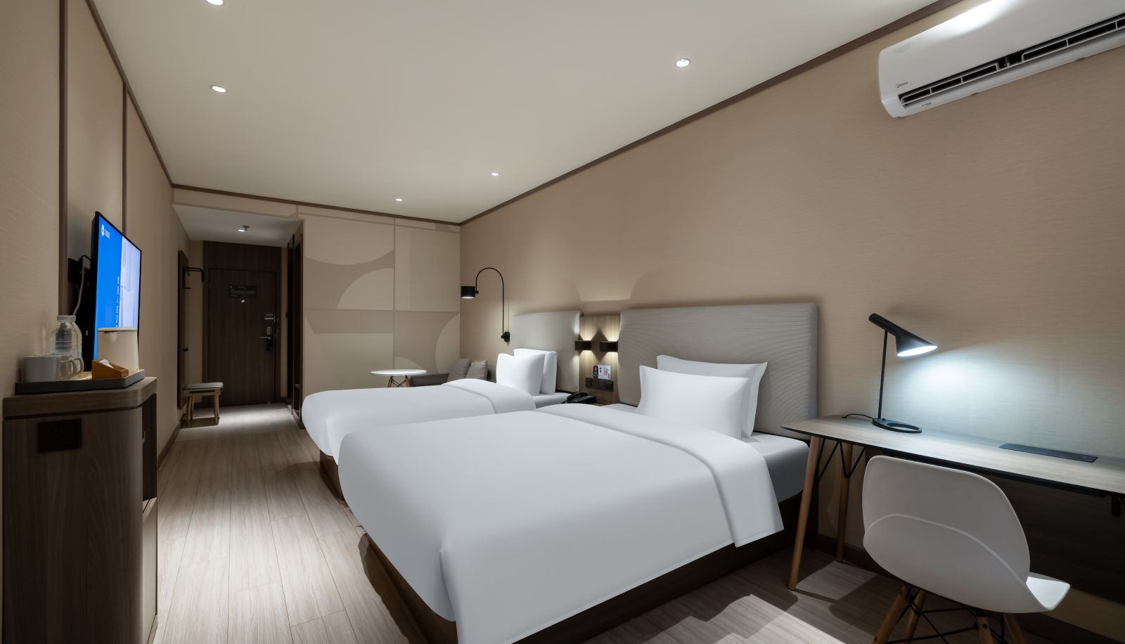 Zimmer - Hanting Beijing headquarters base Hotel Zongbu Jidi