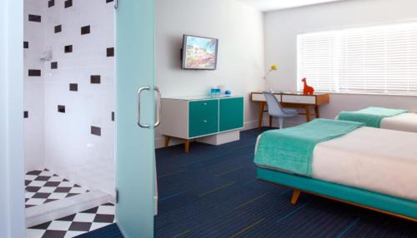 Badkamer - The Vagabond Hotel Miami