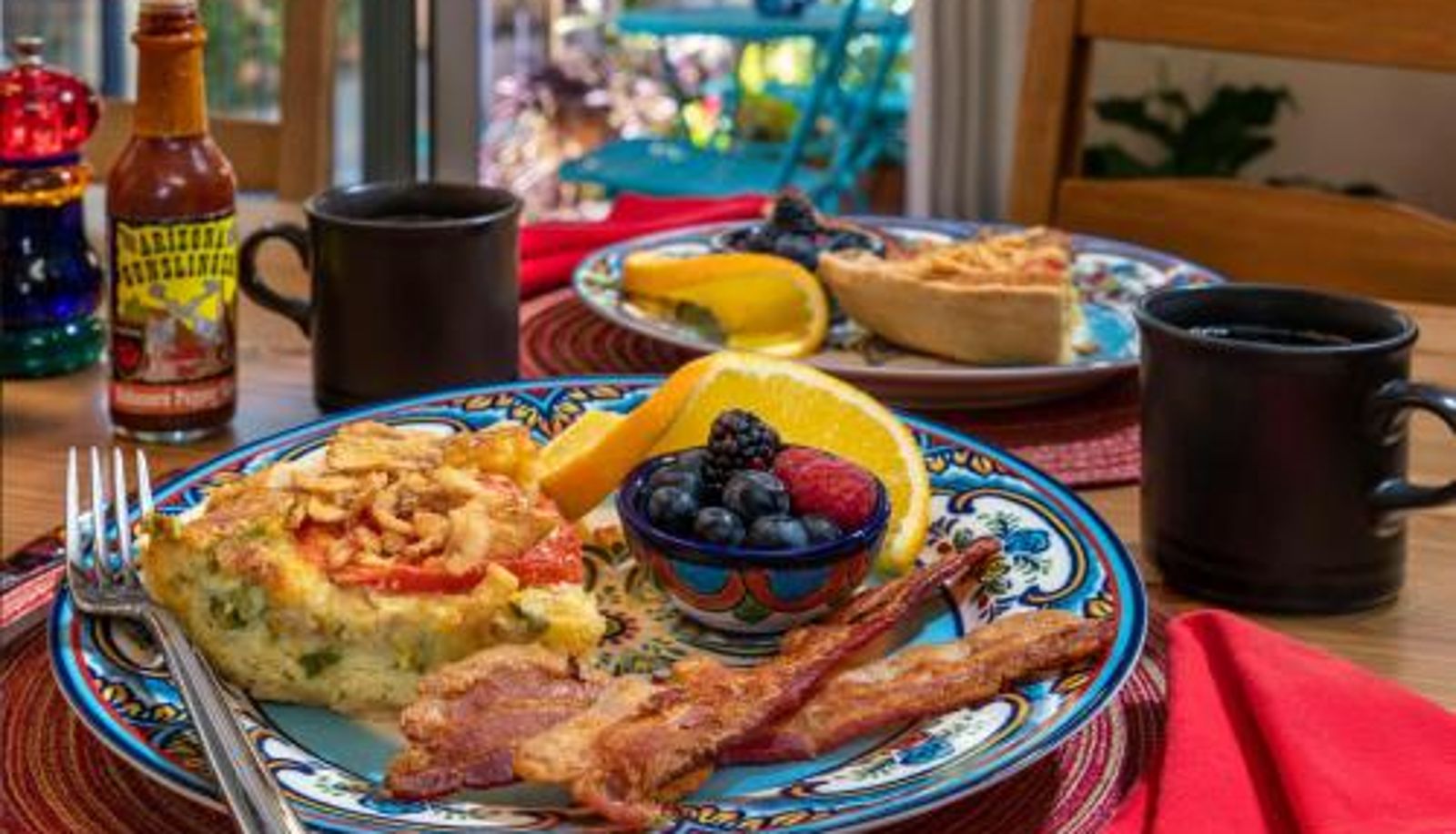 Frühstücksraum innerhalb des Restaurants - Adobe Rose Inn