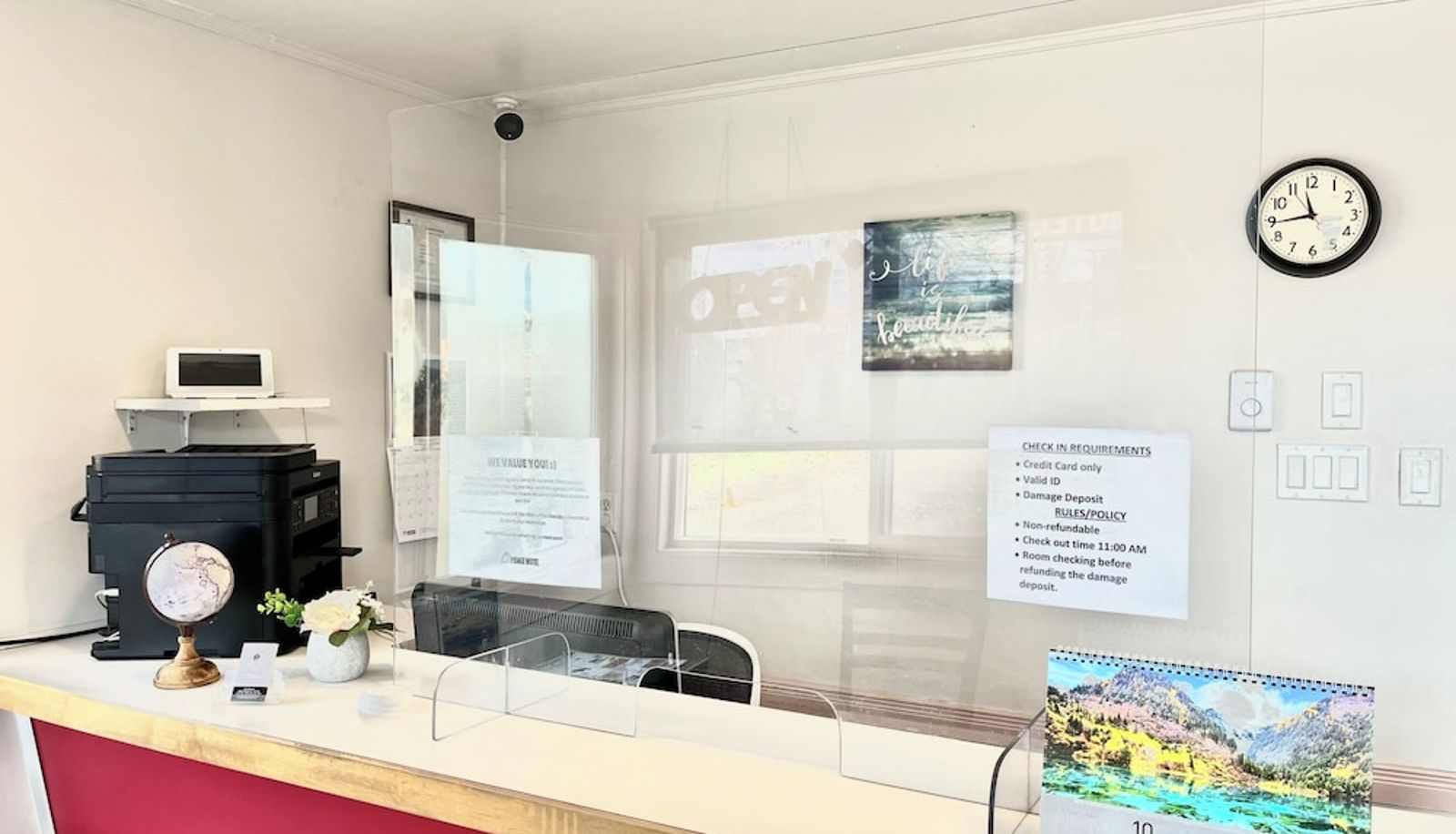 Reception - Prince Motel