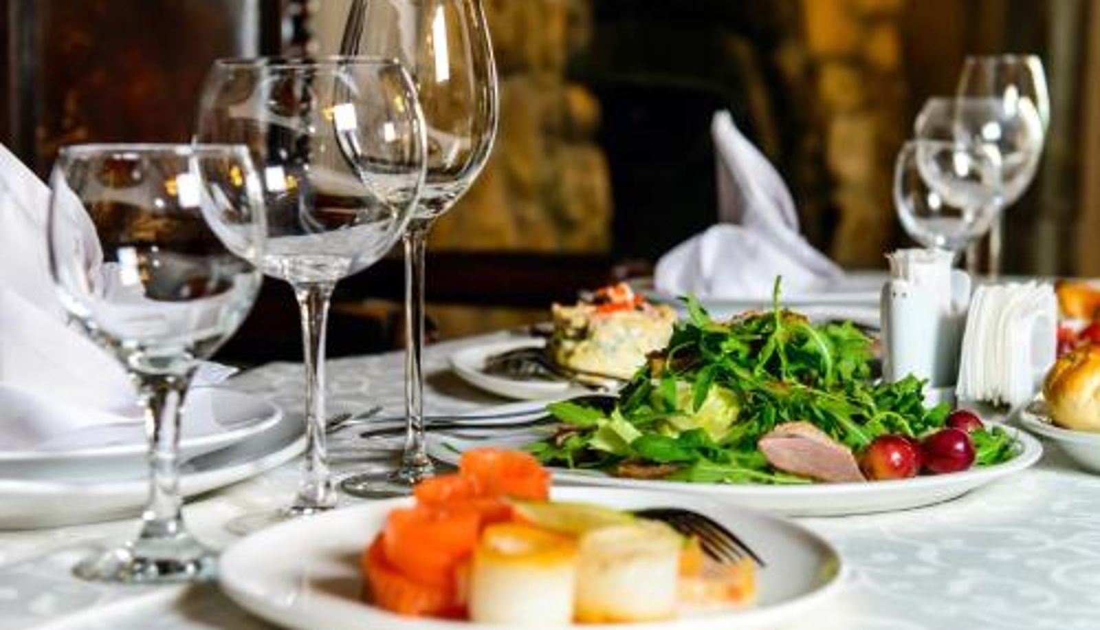 Frühstücksraum innerhalb des Restaurants - Villa L'Auberge