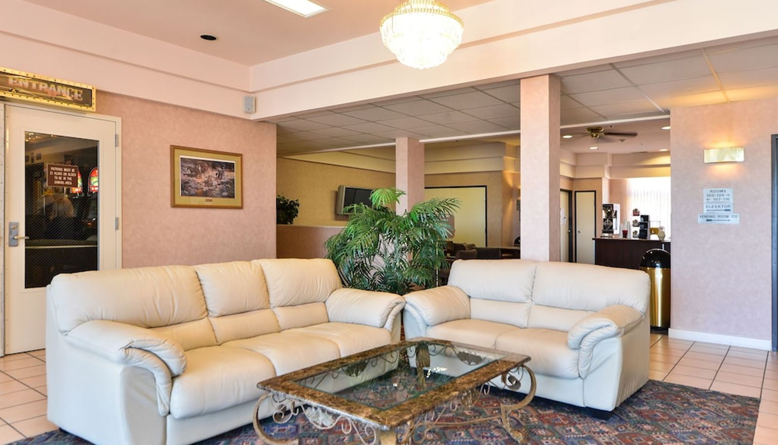 Hall - Econo Lodge Inn & Suites Jackpot near Casino