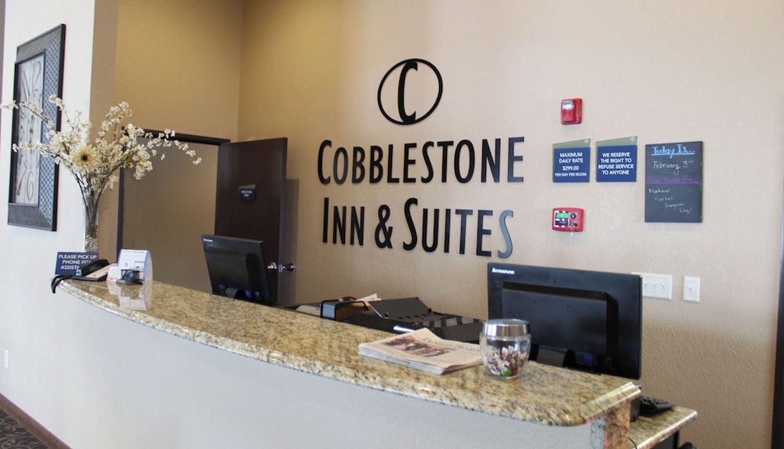 Reception - Cobblestone Inn & Suites - Denison | Oak Ridge