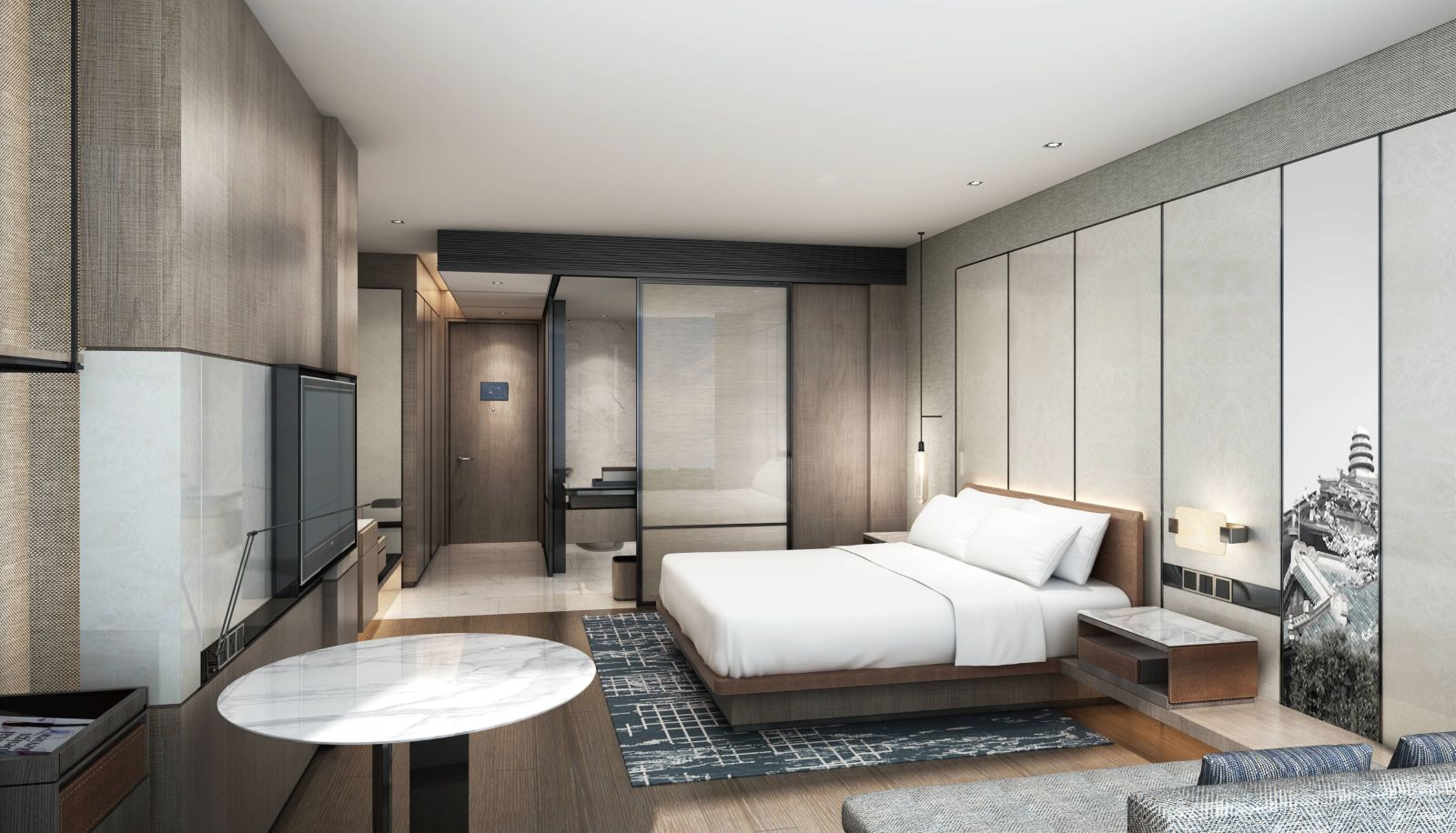 Room - Wuhan Marriott Hotel Hankou