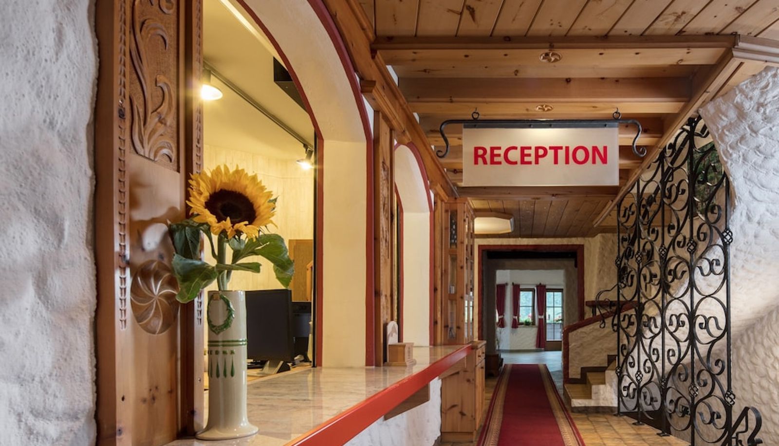 Recepcja - Hotel Höhlenstein