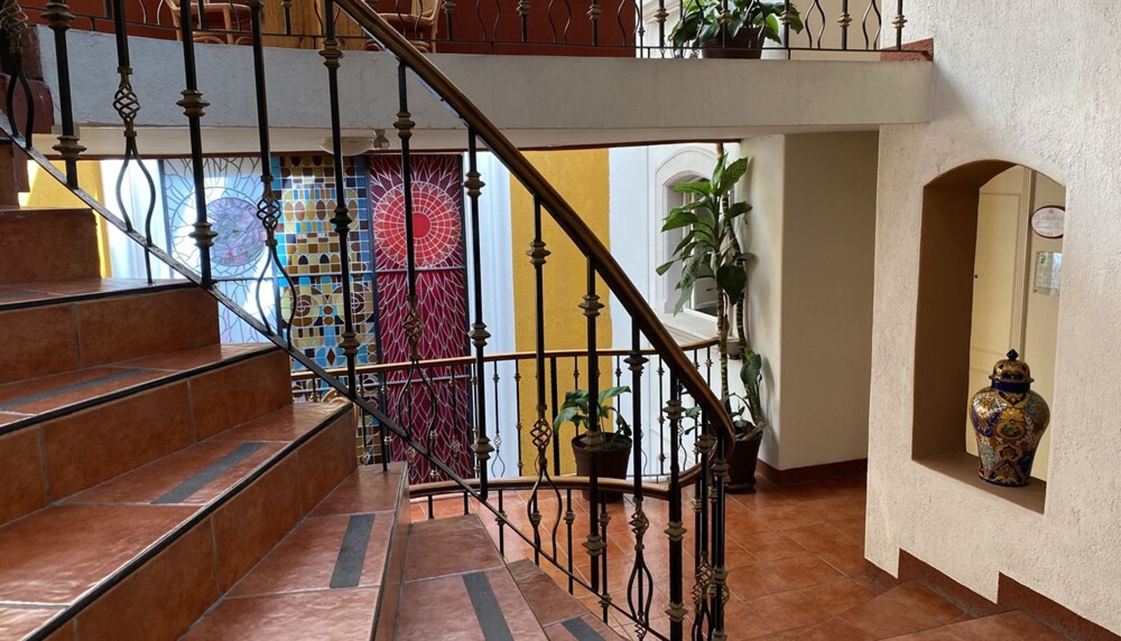 Recepcja - Hotel Casona Los Vitrales