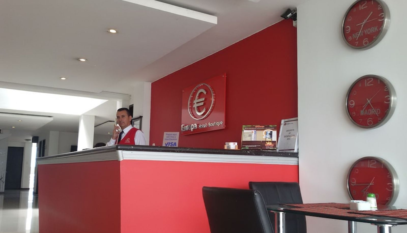 Rezeption - Europa Hotel Boutique