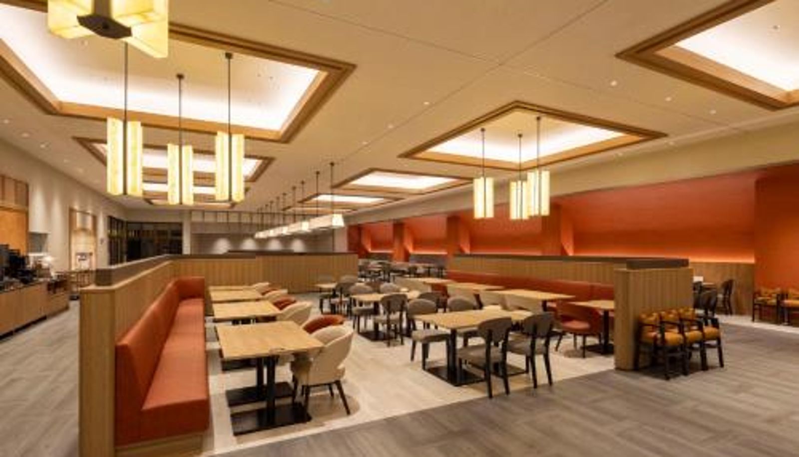Frühstücksraum innerhalb des Restaurants - Kamenoi Hotel Aso Park Resort