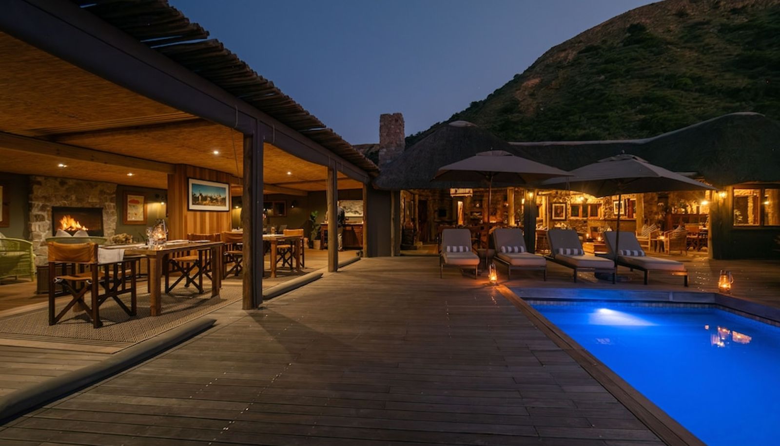 Pool - HillsNek Safari Camp - Amakhala Game Reserve