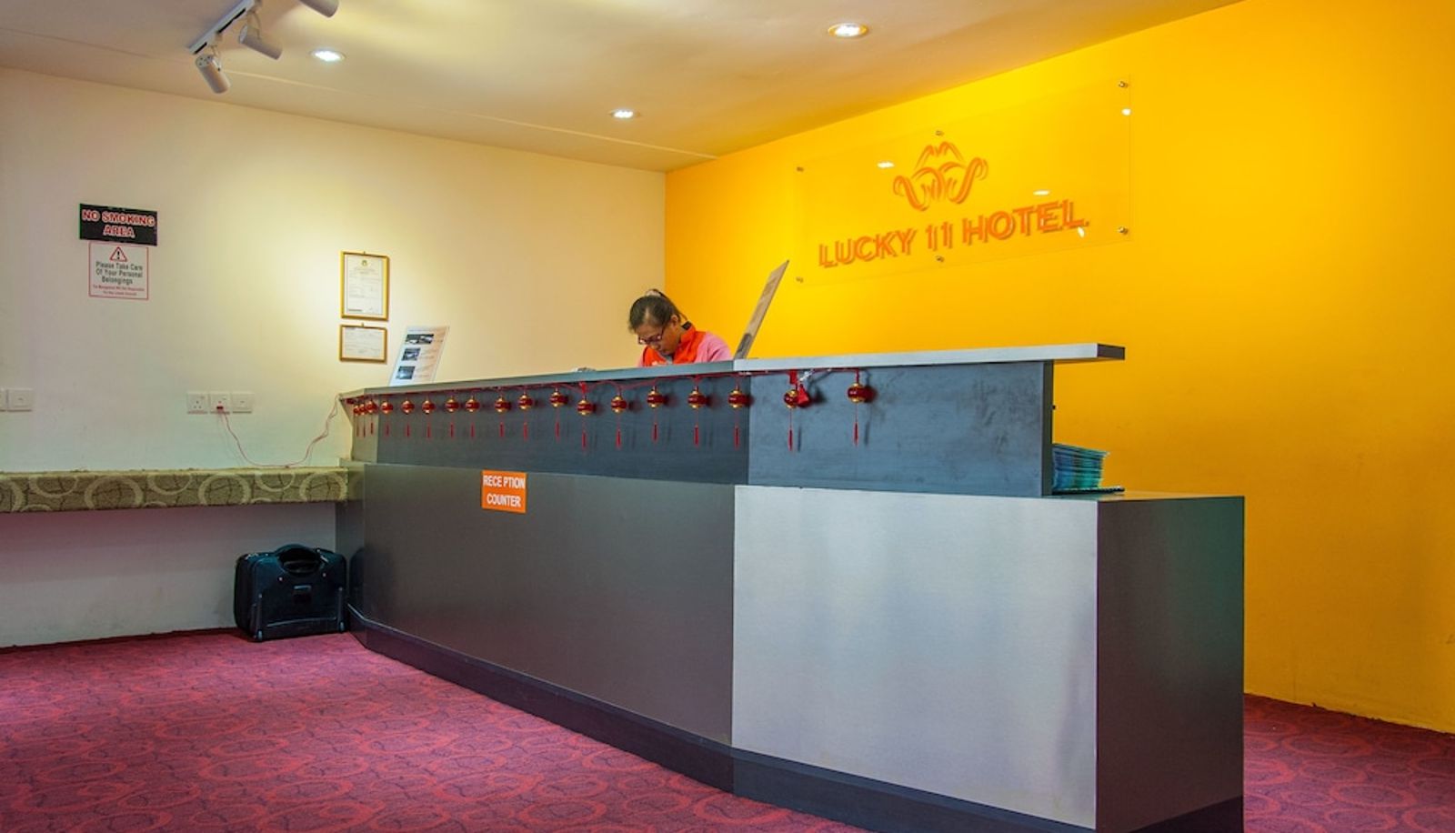Reception - Lucky 11 Hotel