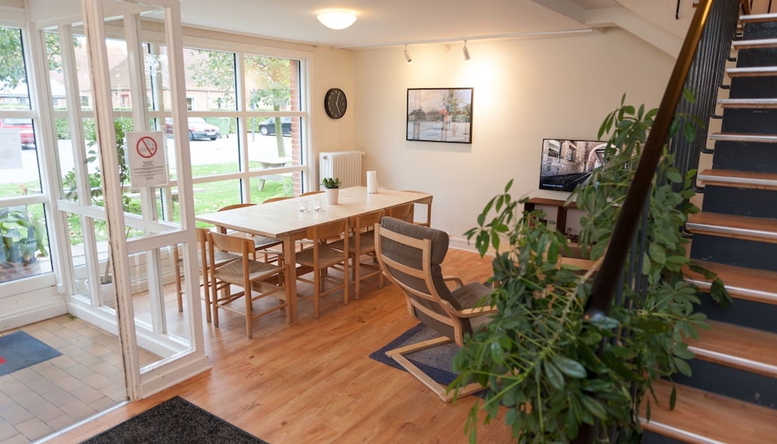 Hall - Hostel Belægningen