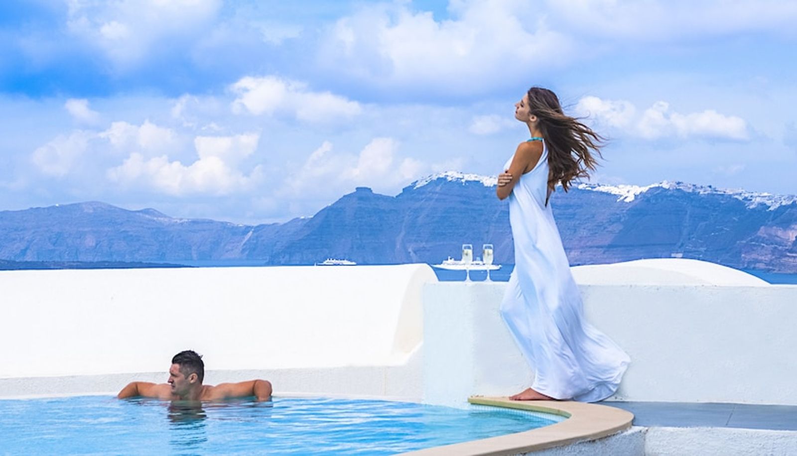 Piscine - Grand Ambassador Santorini Hotel
