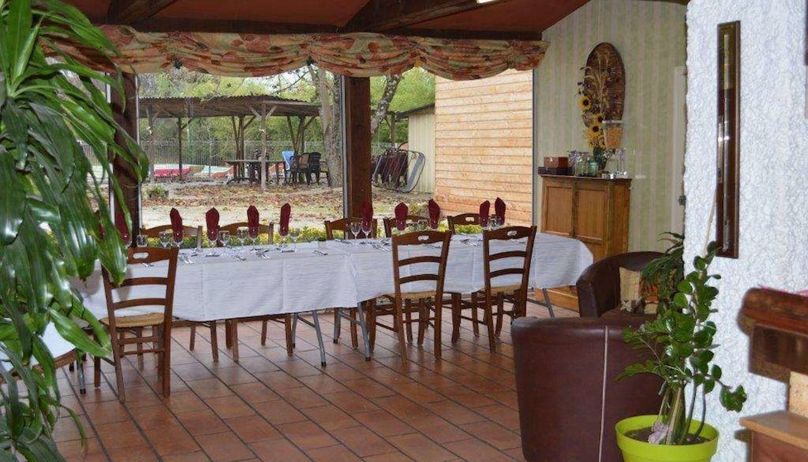 Sala de reuniones - Auberge Les Glycines