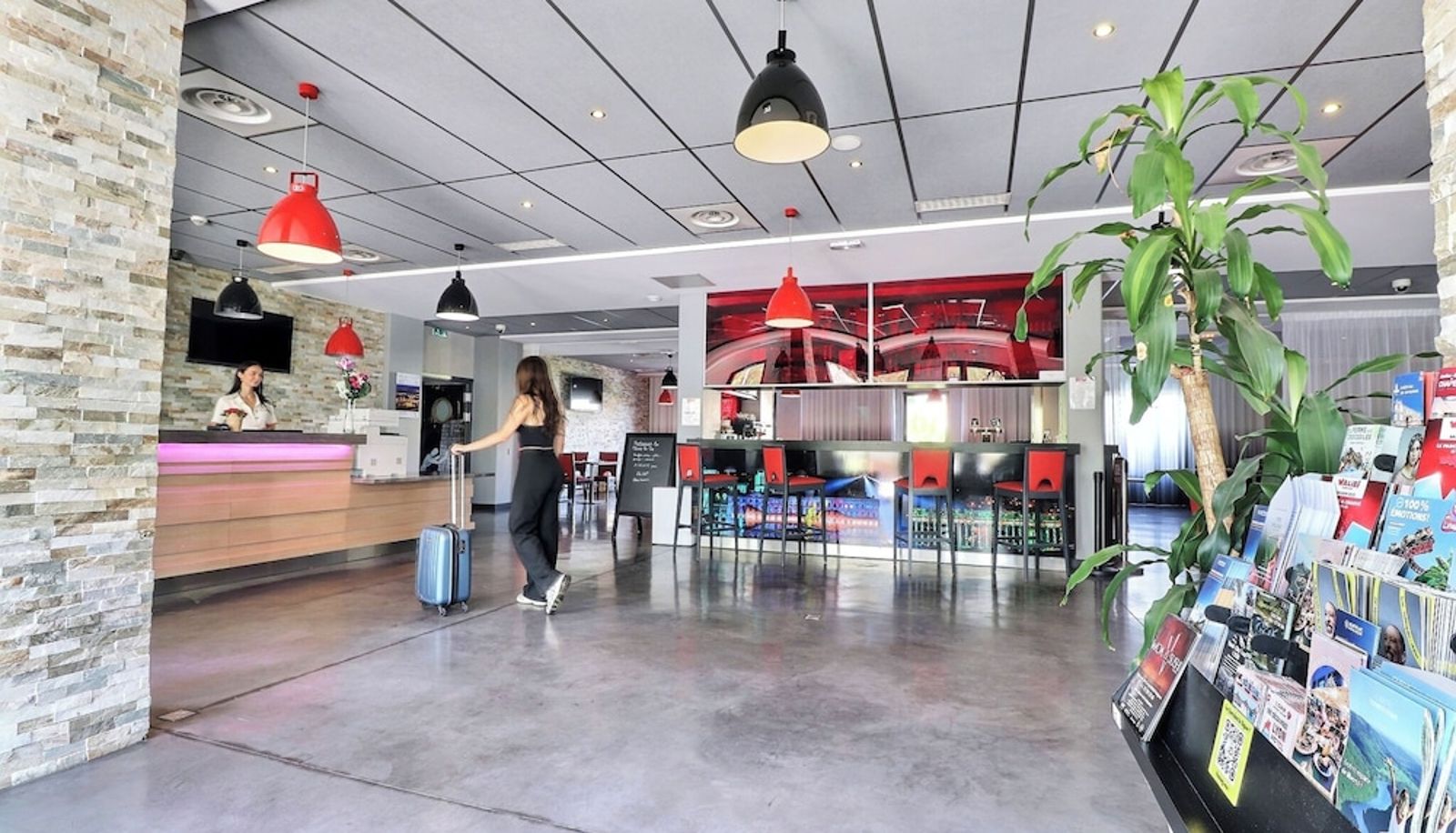 Recepción - Hôtel des Lumières Lyon Meyzieu Arena Stadium