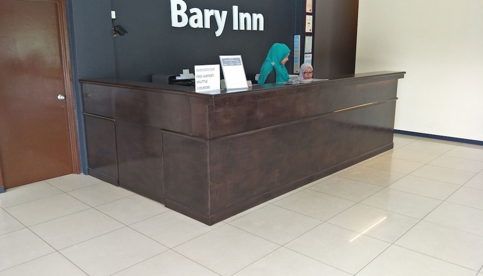 Reception - Bary Inn KLIA Transit Hotel