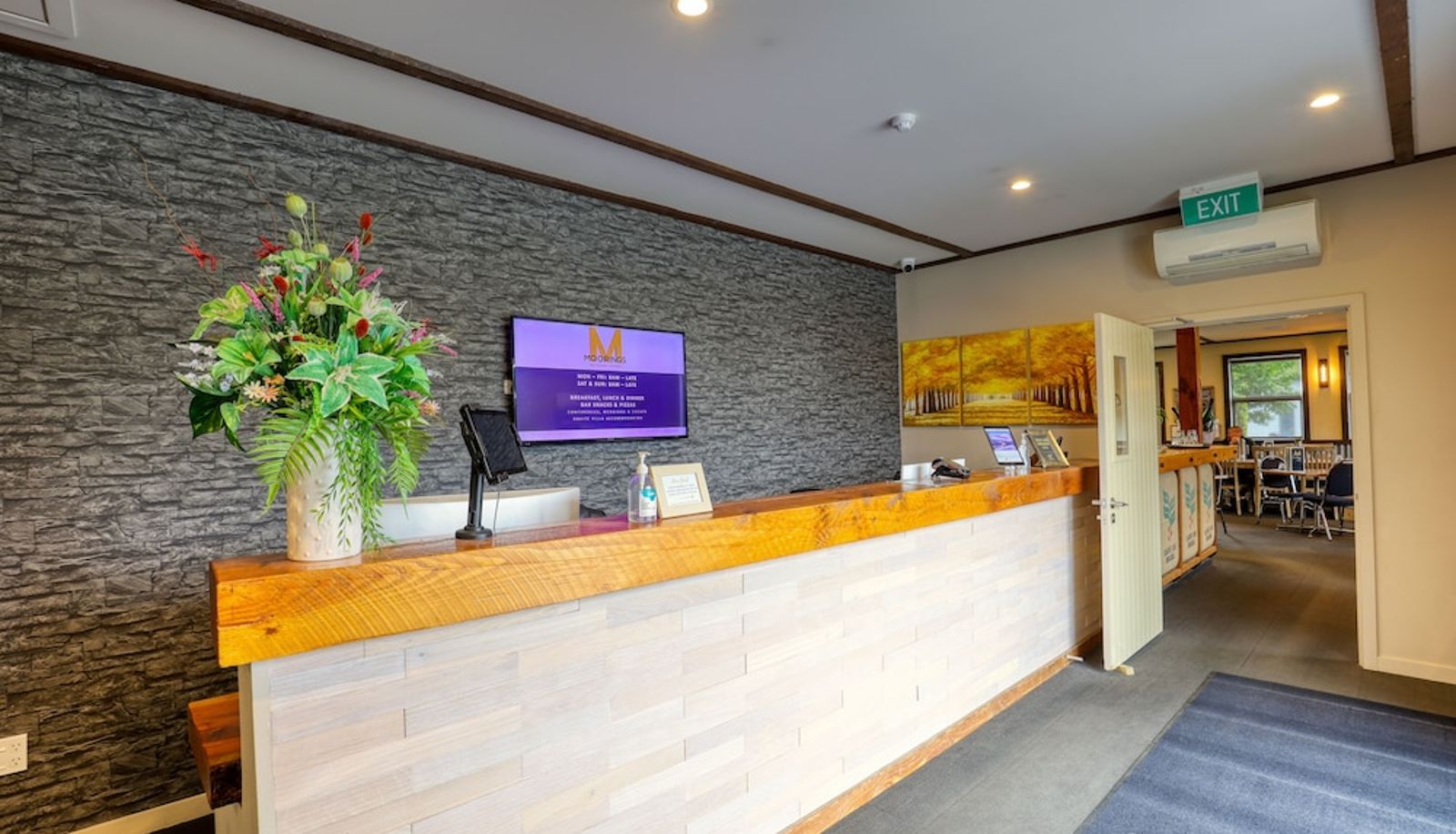 Receptie - Marsden Lake Resort Central Otago