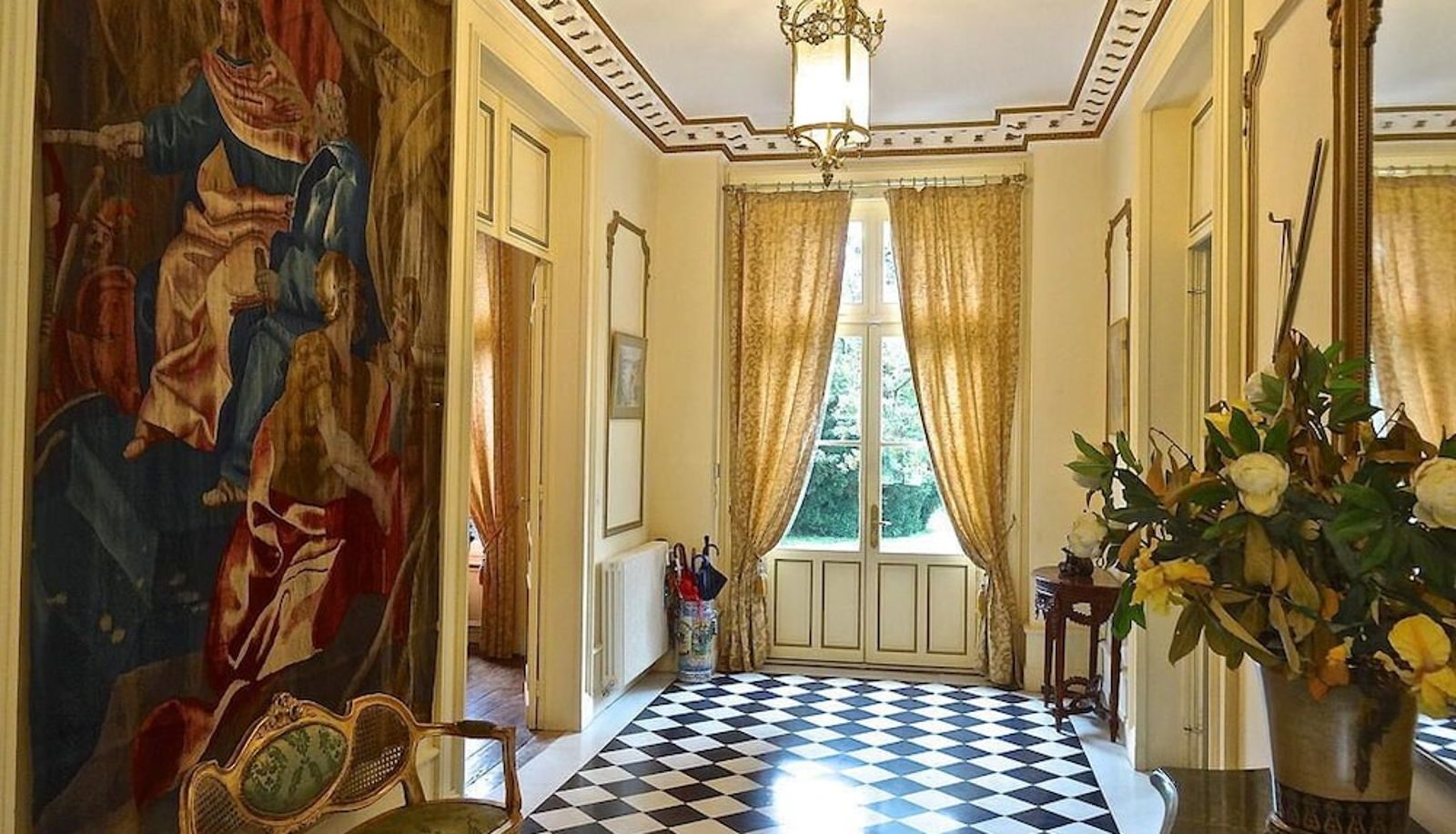 Salón - Château les Vallées