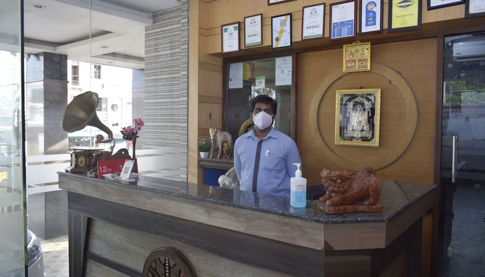 Reception - Hotel Tamizh Park