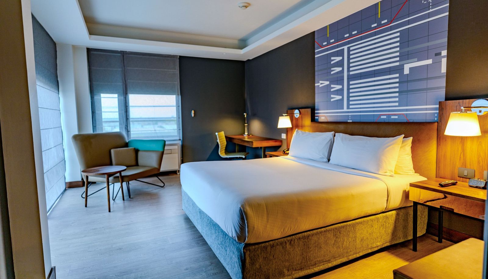 Chambre - Courtyard by Marriott Santiago Airport
