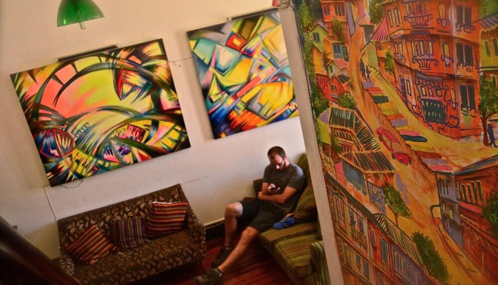 Interieur van het hotel - Nómada Eco Hostel
