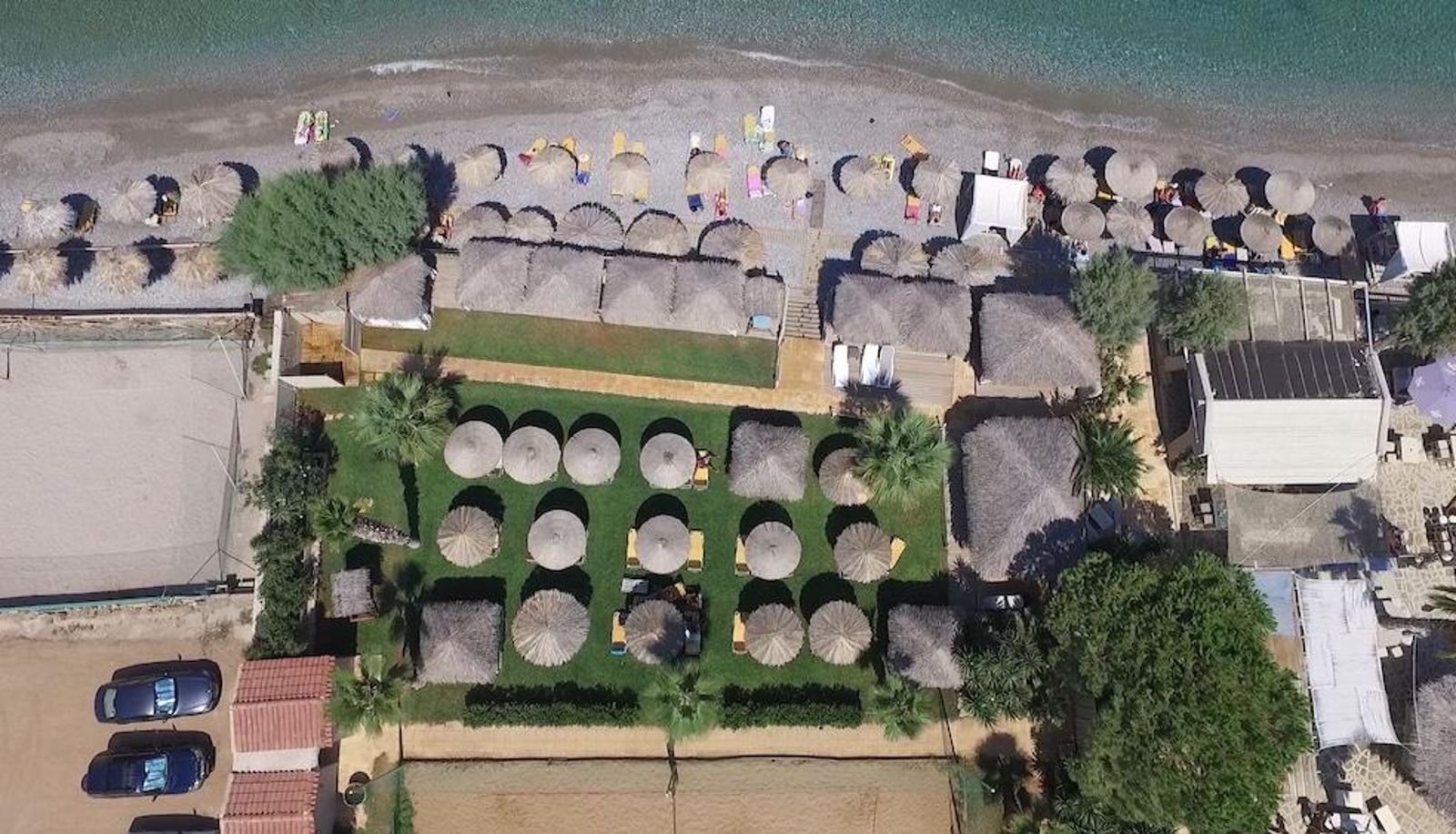 Zewnętrzna część hotelu - Aqua Mare Resort