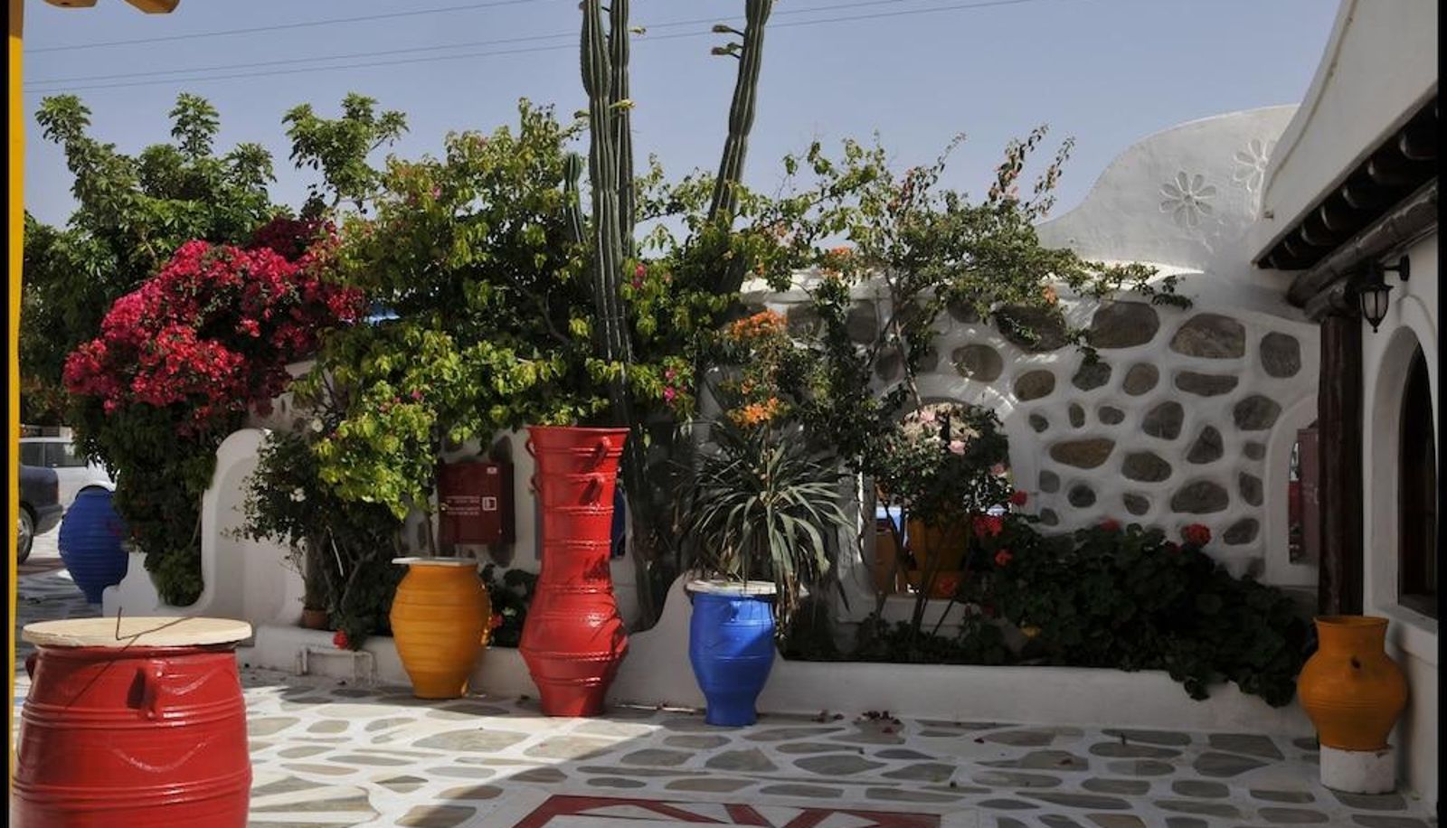 Area esterna dell'hotel - Sun of Mykonos Studios