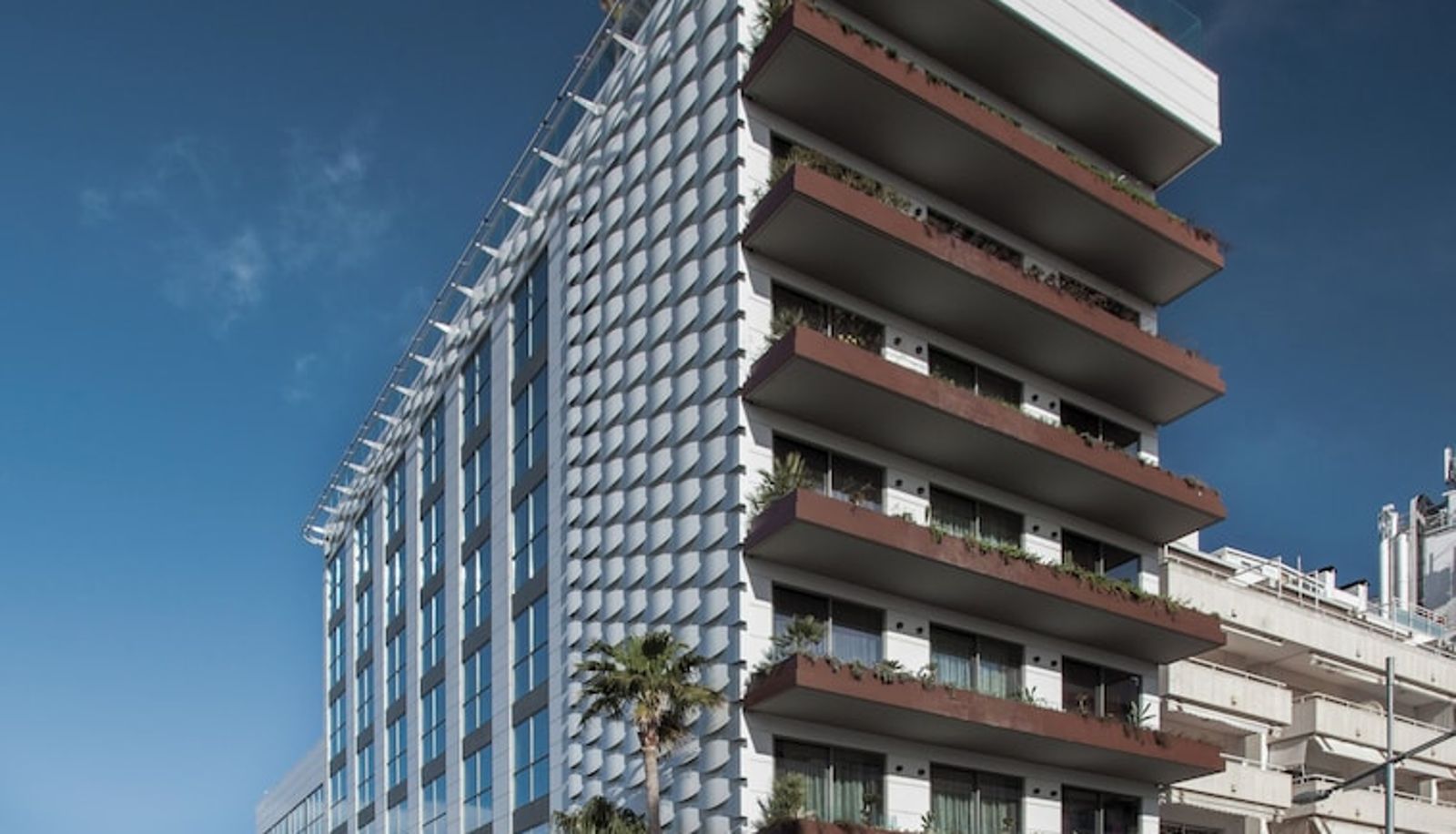 Buitenruimte van het hotel - MIM Sitges Member of Meliá Collection