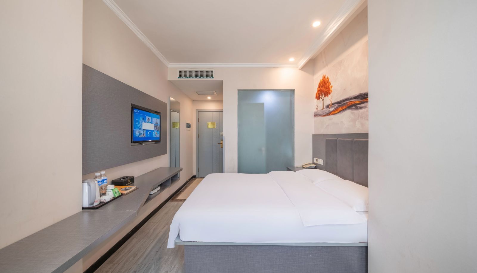 Kamer - Greenhouse Express Hotel (North 1st Ring Road Branch of Hanzhong High Speed Railway Station) HanZhong Railway Station BeiYiHuan Road Express Hotel(Domestic only)