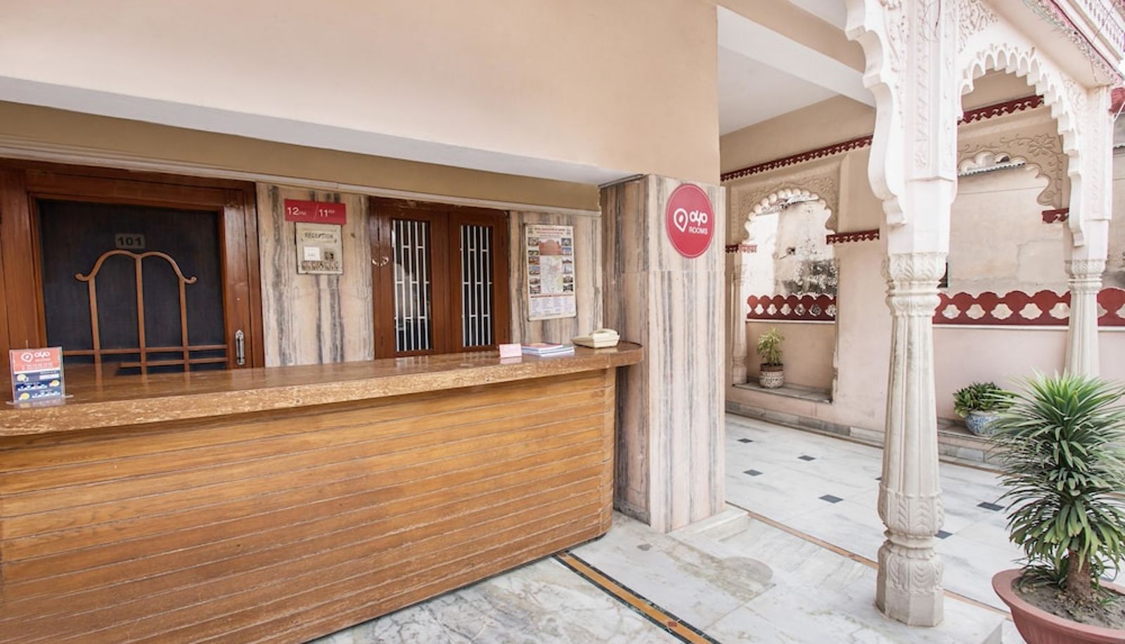 Rezeption - Hotel City in Jaipur