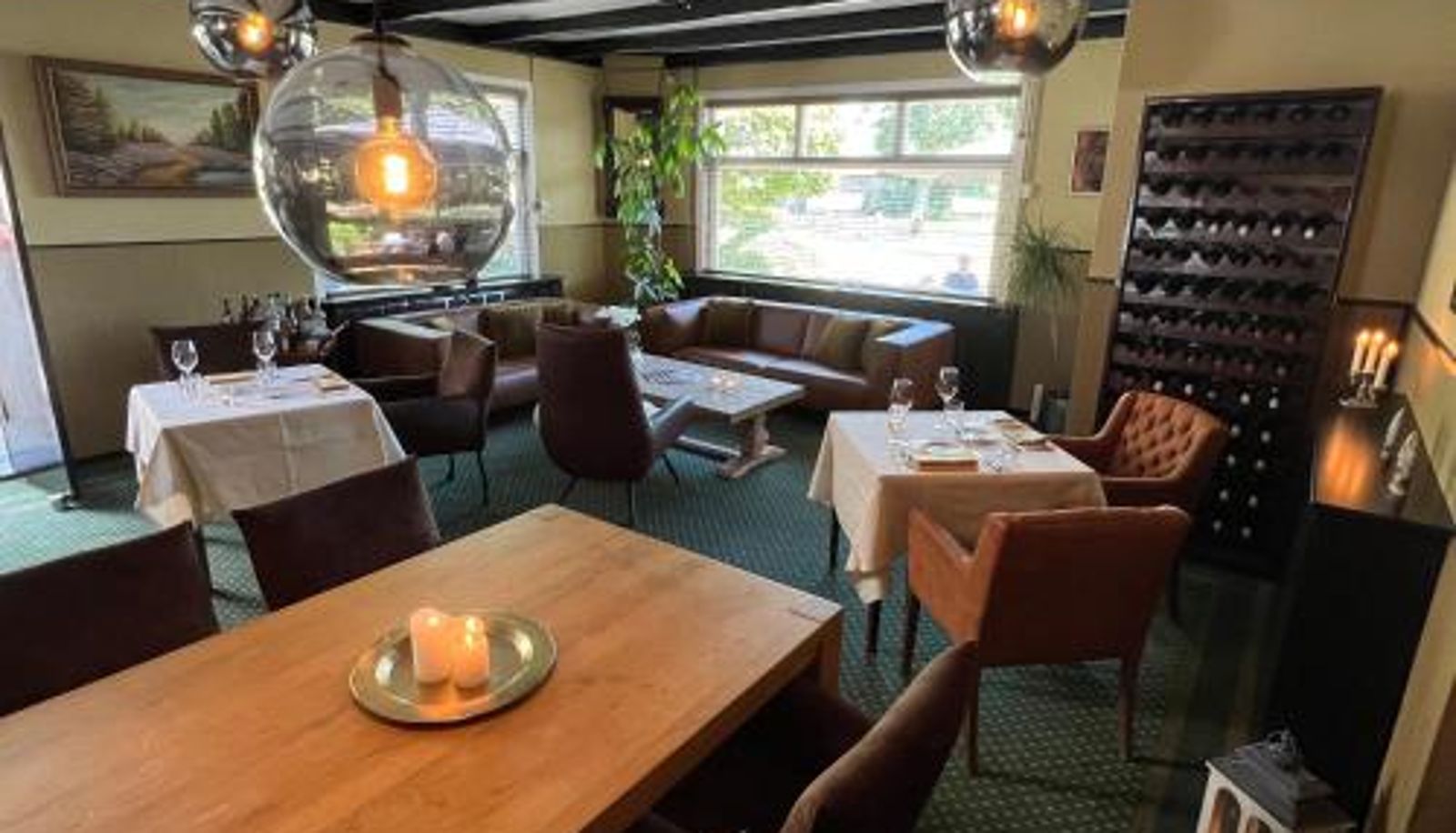 Salle de petit-déjeuner dans le restaurant - De Herberg van Anderen