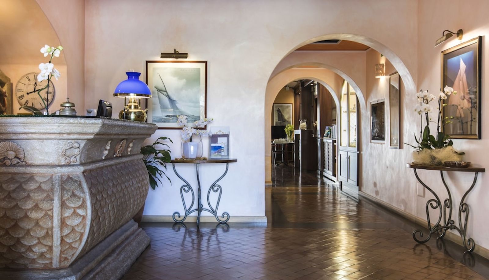 Recepción - Hotel Poseidonia