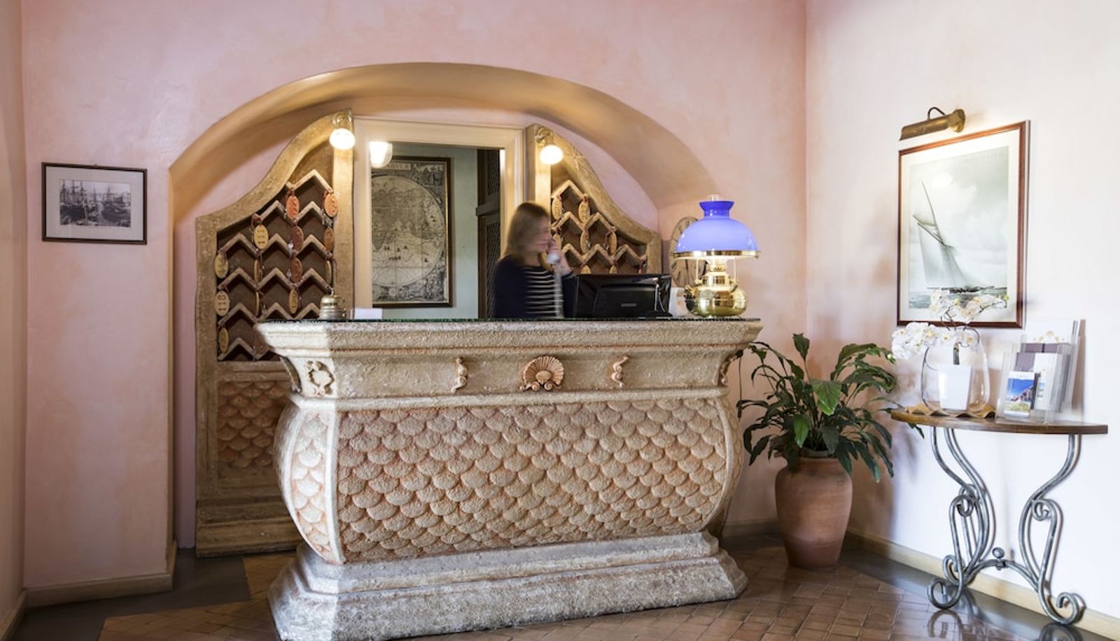 Recepción - Hotel Poseidonia