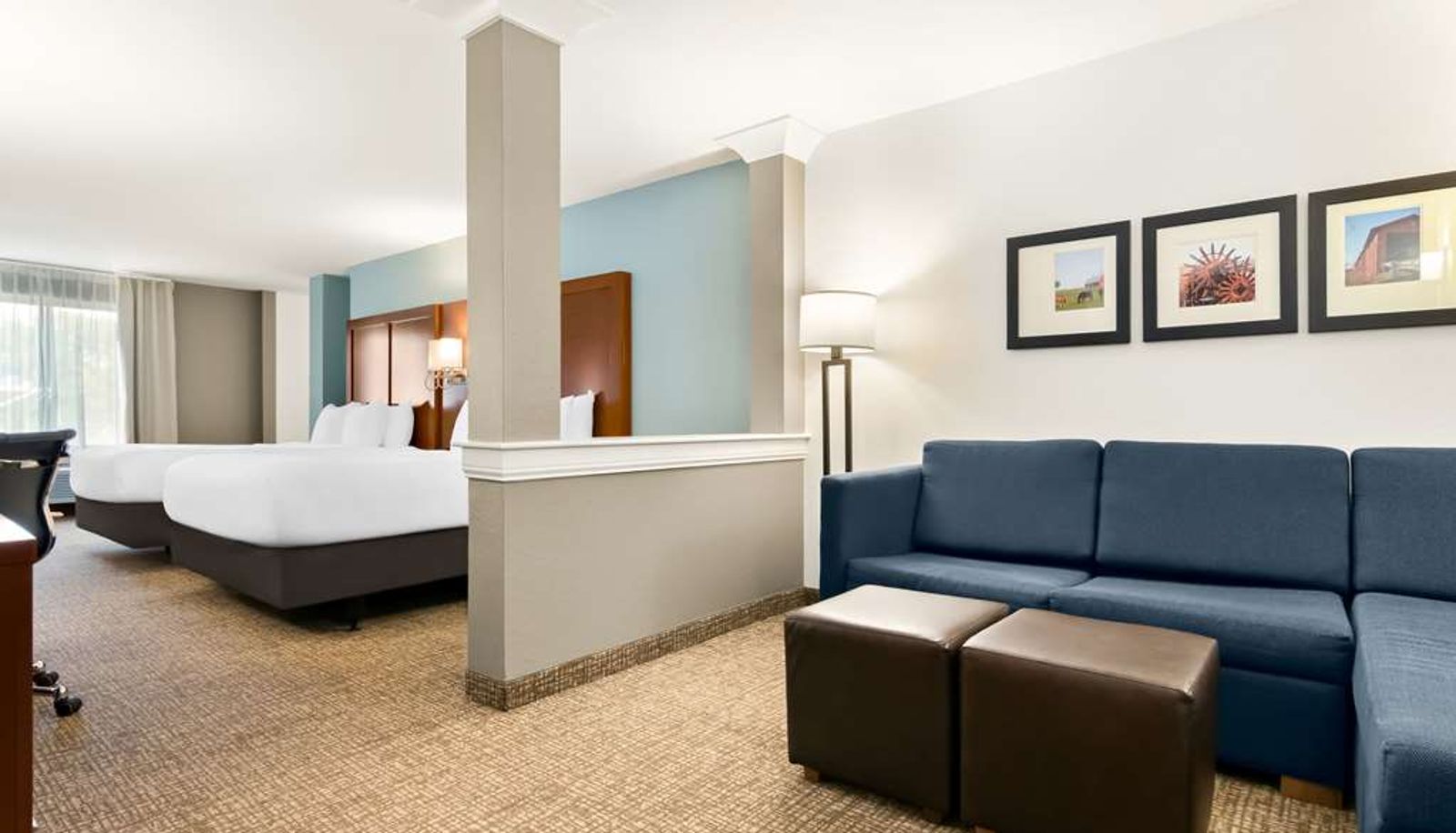 Chambre - Comfort Suites Rensselaer near Fair Oaks