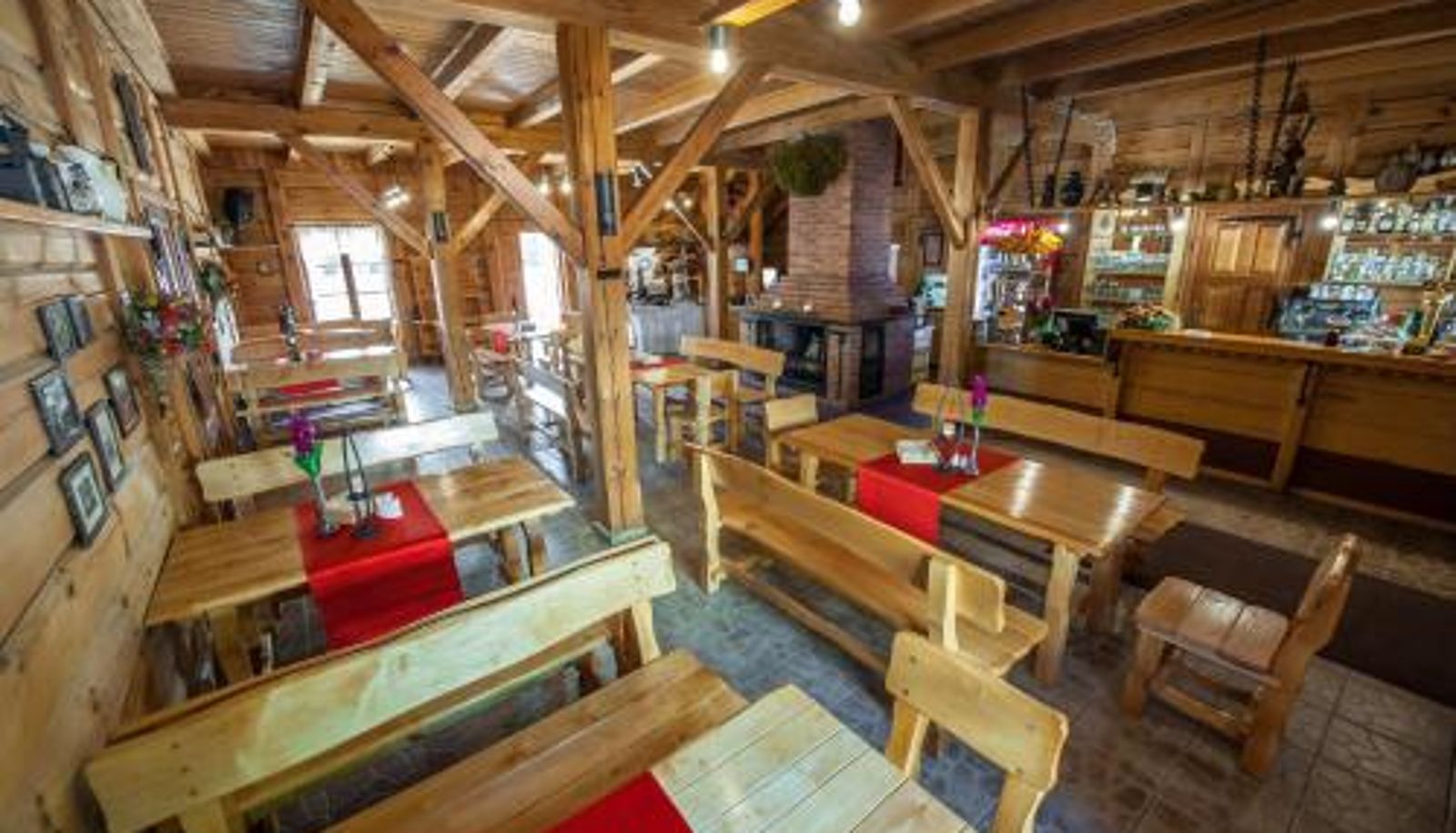 Sala śniadaniowa w restauracji - Pensjonat Karczma Spalska